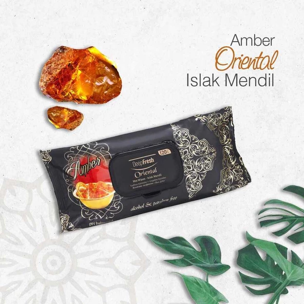 Deep Fresh Oriental Islak Mendil Amber 120 Yaprak - 7