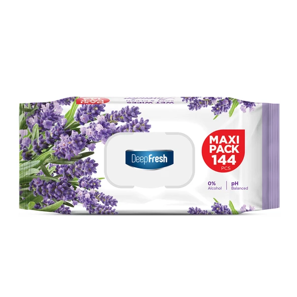 Deep Fresh Maxi Pack Islak Mendil Lavanta 144 Yaprak