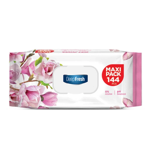 Deep Fresh Maxi Pack Islak Mendil Manolya 144 Yaprak - 5