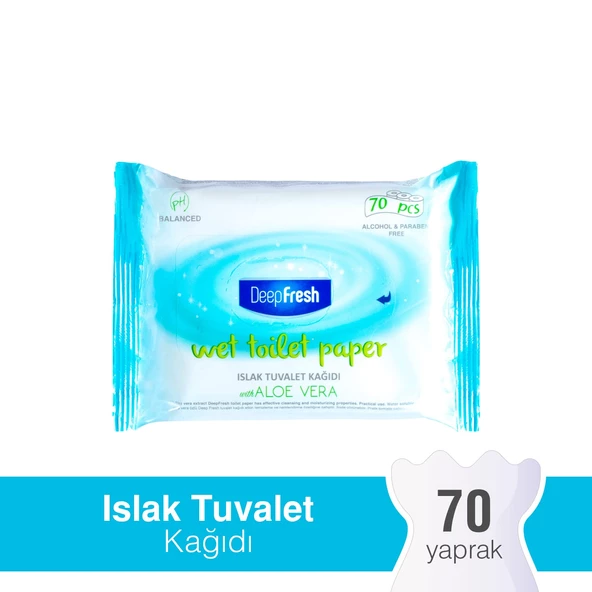 Deep Fresh Islak Tuvalet Mendili 70 Yaprak