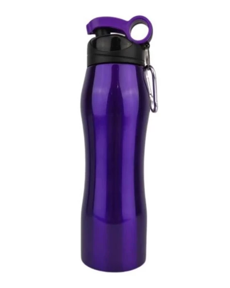 Mikro 750 ml Çelik Matara Mor