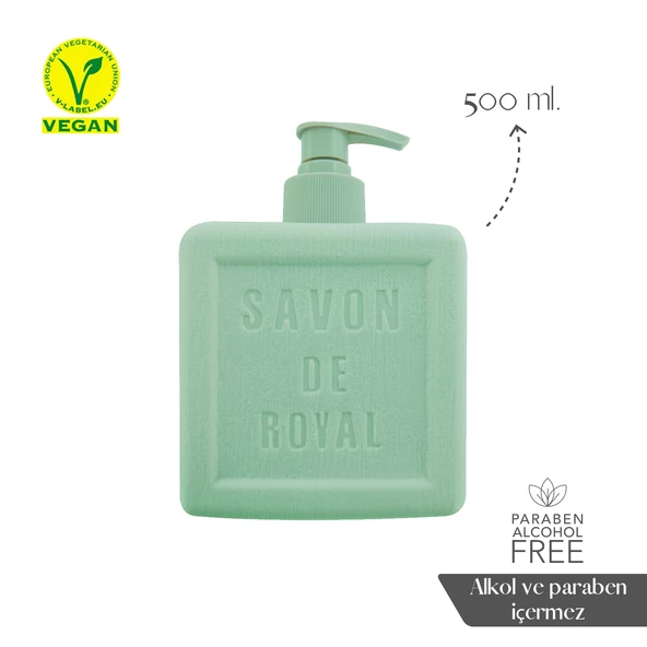 Savon De Royal Provence Nemlendirici Luxury Vegan Sıvı Sabun Yeşil 500 ml - Resim 2