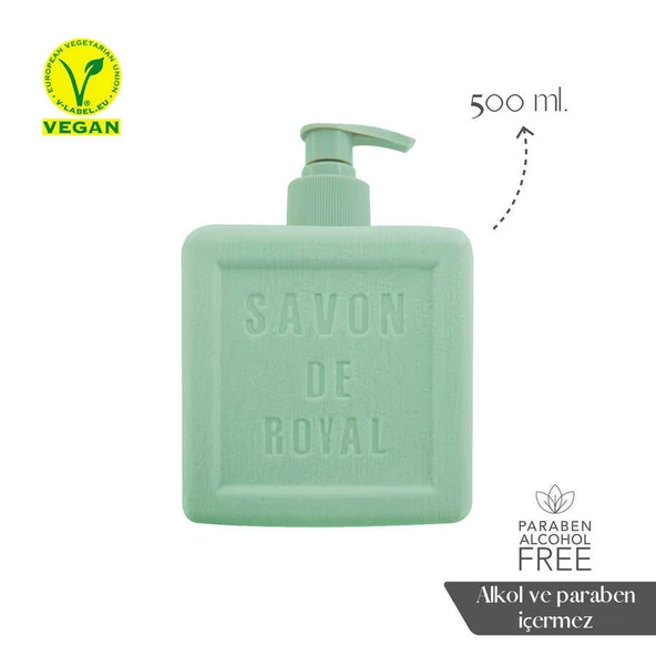 Savon De Royal Provence Nemlendirici Luxury Vegan Sıvı Sabun Yeşil 500 ml - Resim 6