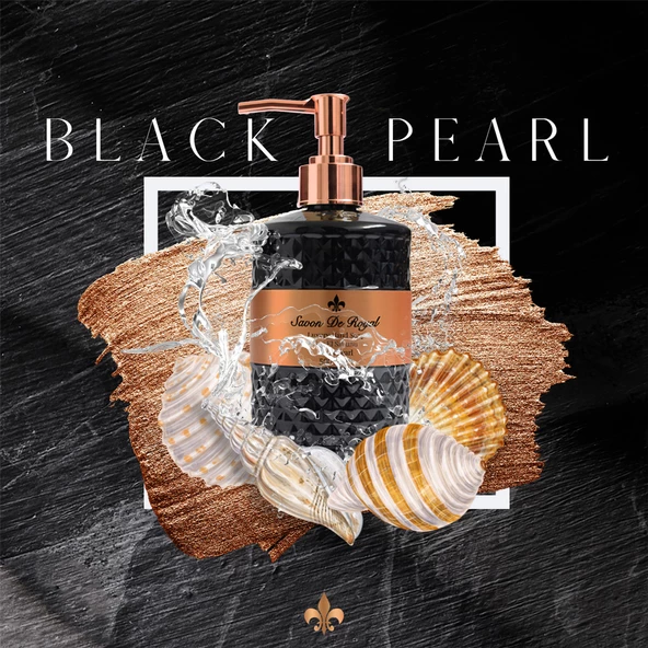 Savon De Royal Luxury Vegan Sıvı Sabun Black Pearl 500 ml - Resim 3