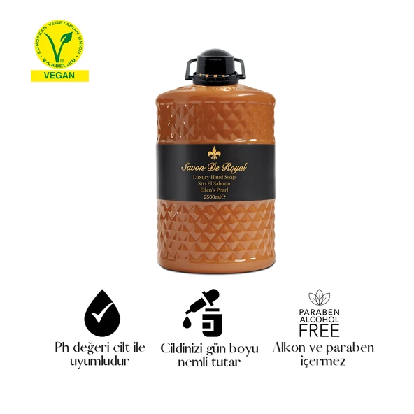 Savon De Royal Luxury Vegan Sıvı Sabun Eden's Pearl 2,5 lt - 2
