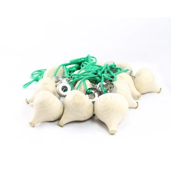 Boyanabilir Ağaç Topaç (50 Adet) - 2