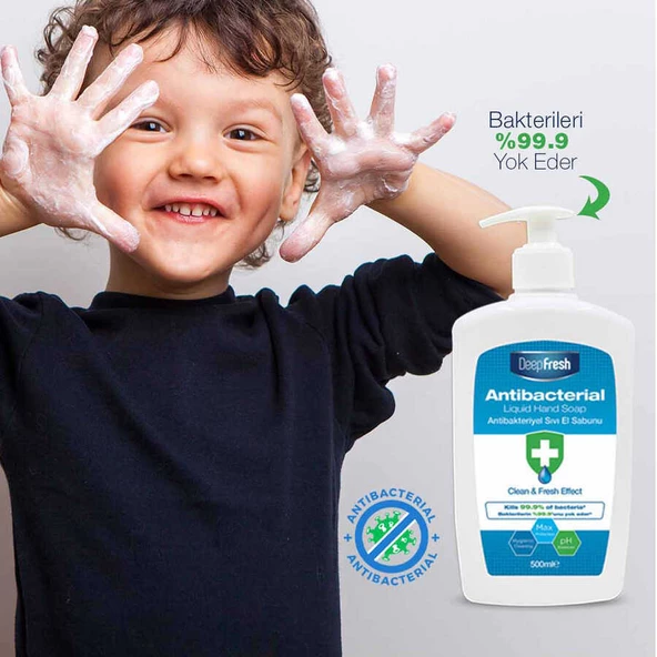Deep Fresh Antibakteriyel Sıvı Sabun 3 x 500 ml - 7
