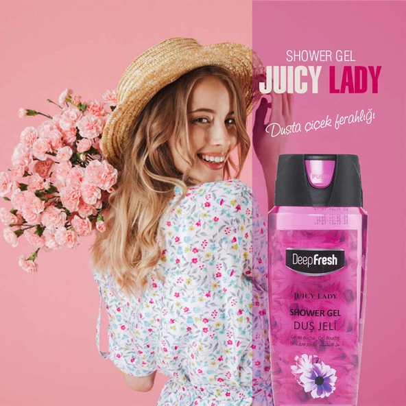 Deep Fresh Pratik Kapaklı Kadın Duş Jeli Juicy Lady 3 x 500 ml - 7
