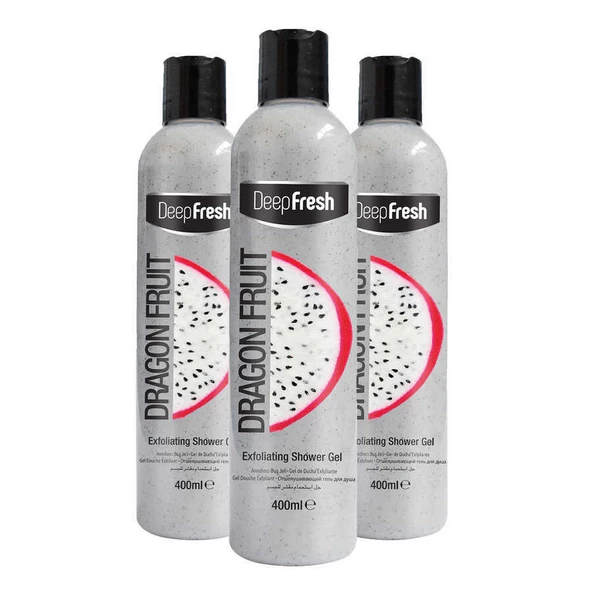 Deep Fresh Arındırıcı Duş Jeli Ejder Meyvesi 3 x 400 ml - 5