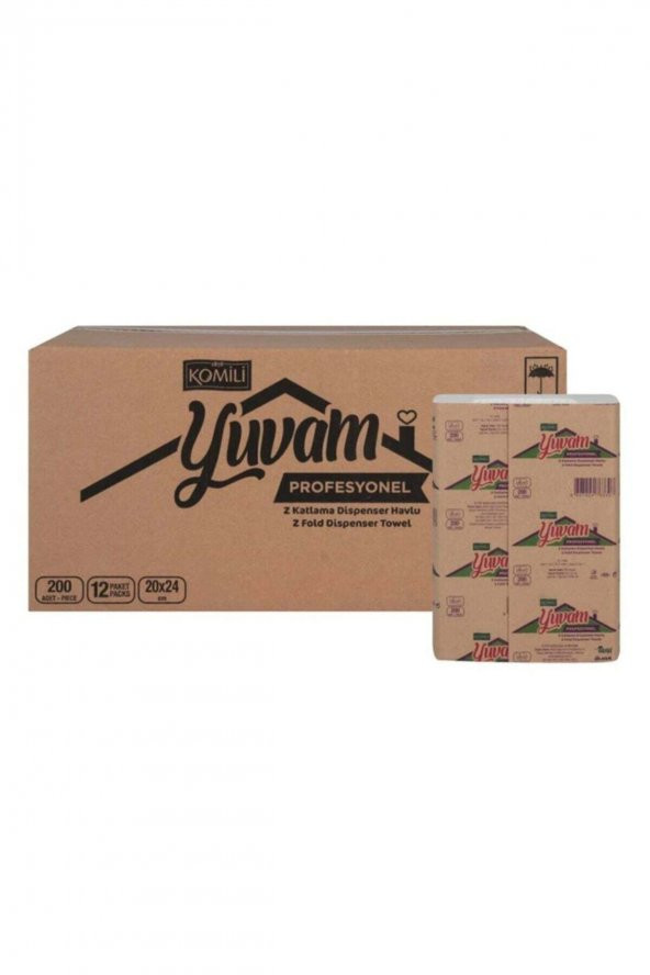 Komili Yuvam Z Katlama Havlu Peçete 12x150 Yaprak