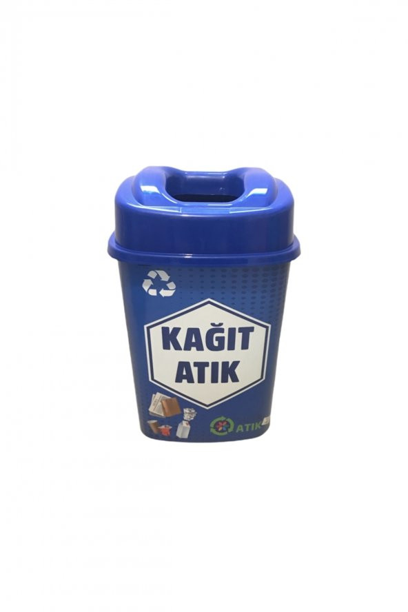 dilekstores Sıfır Atık Geri Dönüşüm Kağıt Atık Kutusu 60 Lt Kargo Dahil