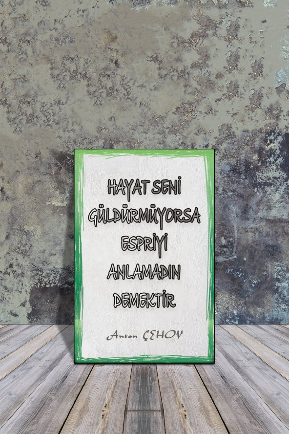 HEDİYETTO MDF TABLO // KİŞİSEL GELİŞİM SÖZLERİ 20X30