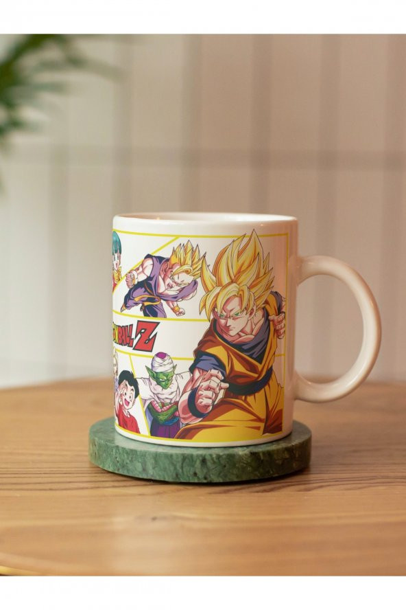 Anime Dragon Ball Özel Tasarım Baskılı Kupa Bardak Hediye Kahve Bardağı Hediye Kupa Bardak