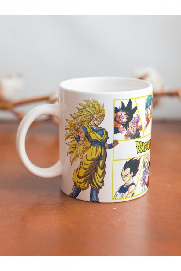 Anime Dragon Ball Özel Tasarım Baskılı Kupa Bardak Hediye Kahve Bardağı Hediye Kupa Bardak - 2
