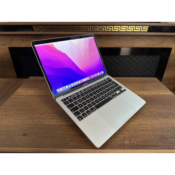 Apple MacBook Pro İKİNCİ EL EKRANI KIRIK M1 Çip 8GB 256GB SSD macOS 13" QHD Gümüş MYDA2TU/A - 9