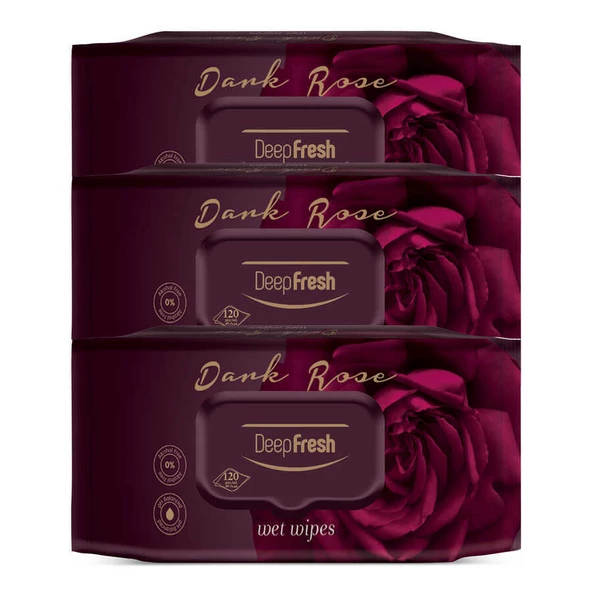 Deep Fresh Oriental Islak Mendil Darkrose 3 x 120 Yaprak - 7