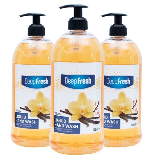 Deep Fresh Vanilya Sıvı Sabun 3 x 1 lt