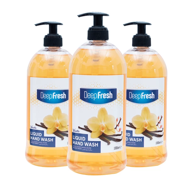 Deep Fresh Vanilya Sıvı Sabun 3 x 1 lt