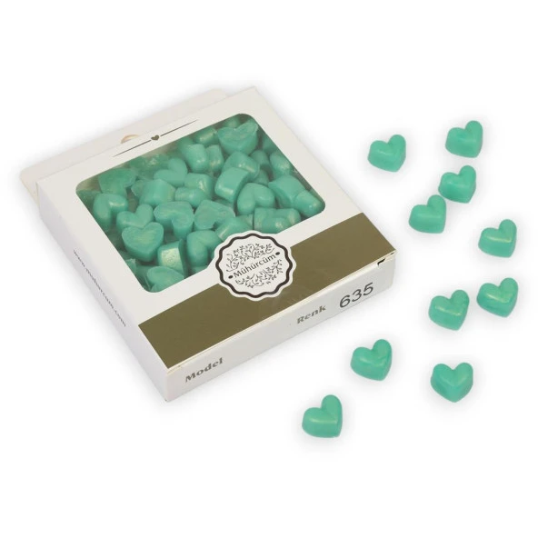 Mühür Mumu Eritme Kalp Boncuk Paket Model No: 633 ALTIN YAPRAK ürün görseli