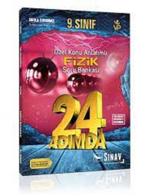 Sınav Yayınları 9. Sınıf Fizik 24 Adımda Özel Konu Anlatımlı Soru Bankası 2023 müfredat