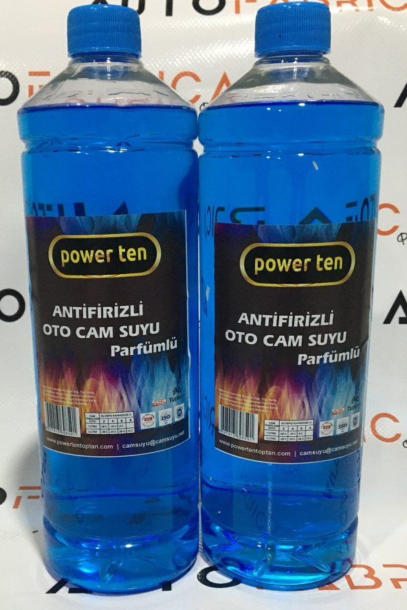 Powerten Antifrizli Cam Suyu 1LİTRE 2 adet