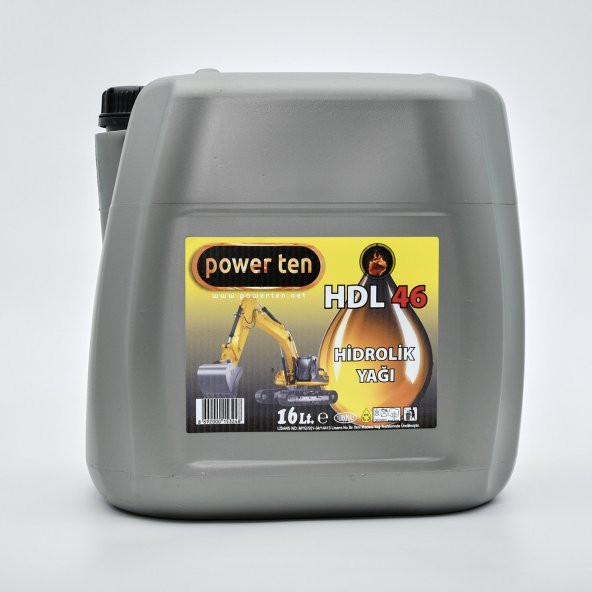 POWERTEN HİDROLİK SİSTEM YAĞI 46 16 LİTRE 2022