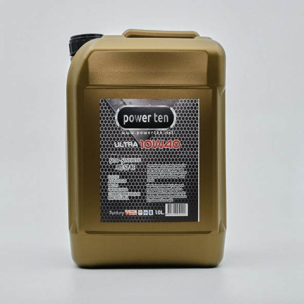 POWERTEN 10w40 Motor Yağı 10 litre 2022
