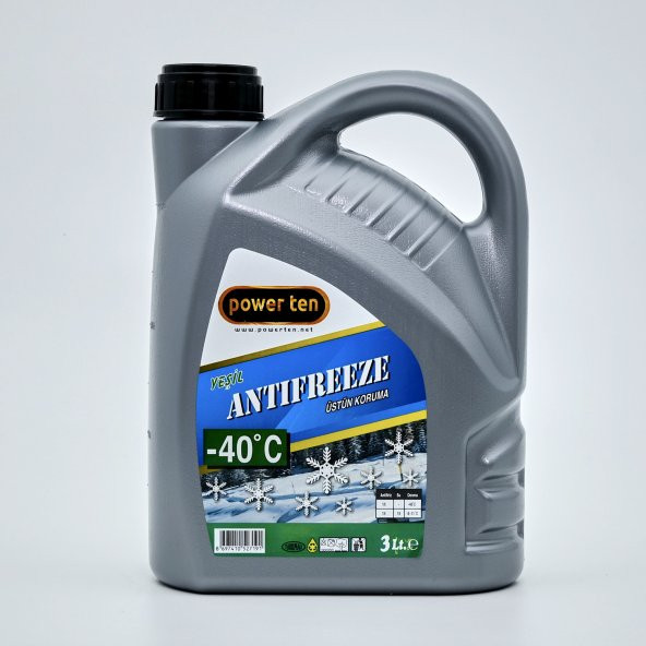 POWERTEN YEŞİL ANTİFRİZ -40 3 LİTRE 2022