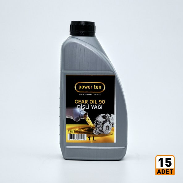 Powerten 90 Numara Dişli Yağ (900 Ml X 15 Adet)  2024