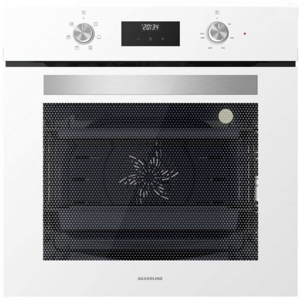 Silverline BO6502W02 - CS5335W01 - 3420 Classy 60 Beyaz Cam Ankastre Set - 2