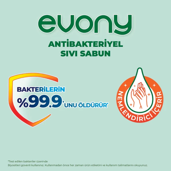 Evony Antibakteriyel Sıvı Sabun Okaliptus 1500ml 2 Adet - 2
