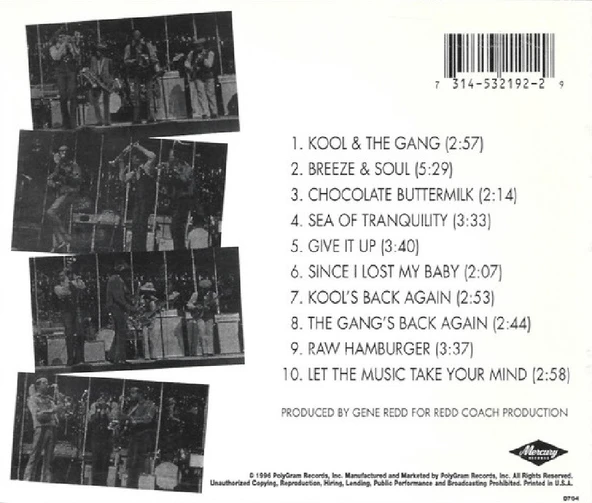 KOOL AND THE GANG - KOOL AND THE GANG (CD) (1996) - 2