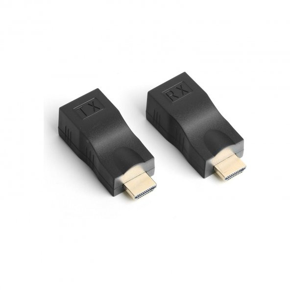 DARK TXHDE301 CAT5e/6=>HDMI UZATMA ADAPTÖRÜ 30m CAT5e/6 Network Üzerinden HDMI Uzatıcı - Resim 2
