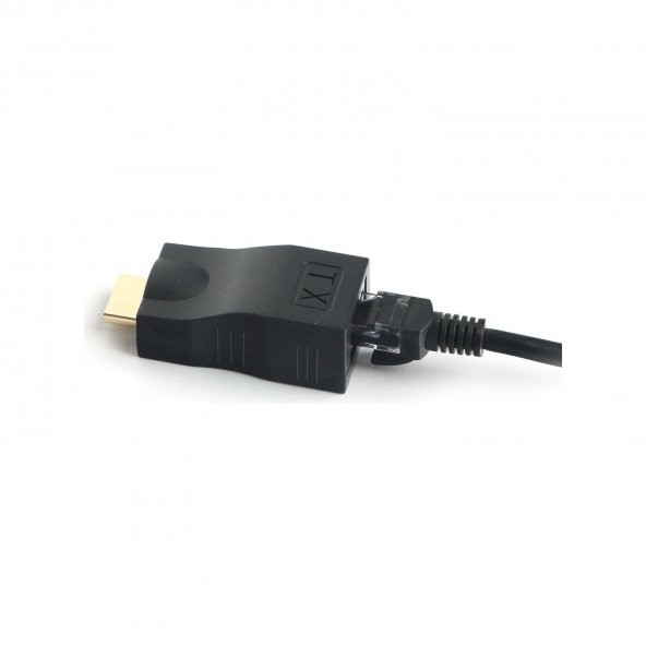 DARK TXHDE301 CAT5e/6=>HDMI UZATMA ADAPTÖRÜ 30m CAT5e/6 Network Üzerinden HDMI Uzatıcı - Resim 4