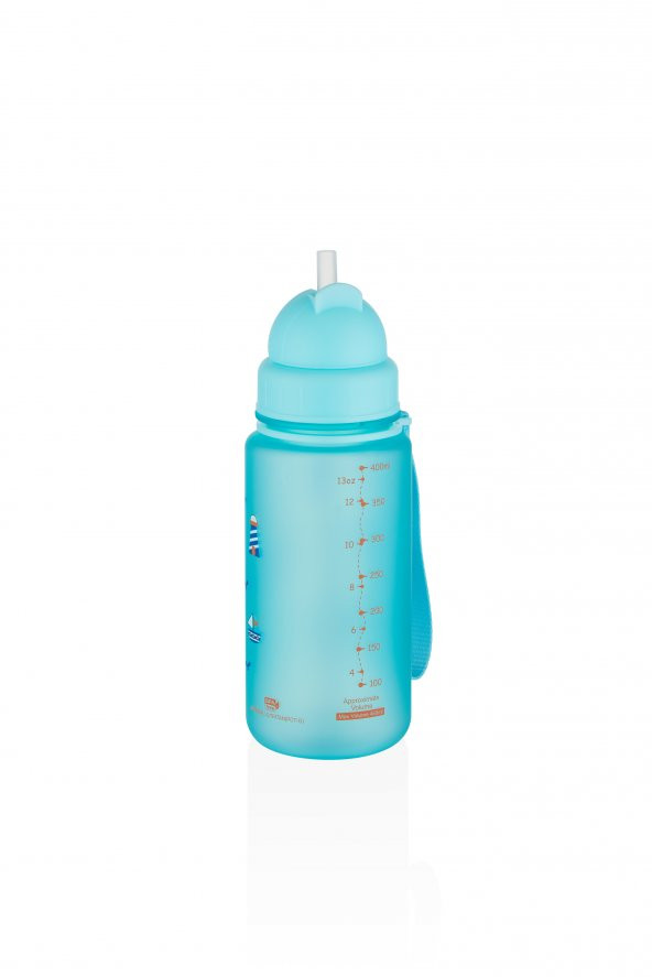 Uzspace 3024 400ml Okyanus Mavisi Desenli Yeni Seri Su Matarası - 2