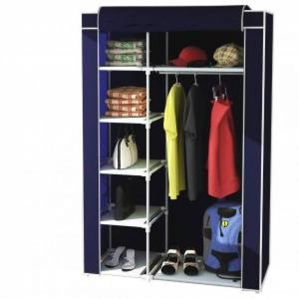 Bez Dolap Tek Yandan Raf Metal Profil İskelet - Resim 2