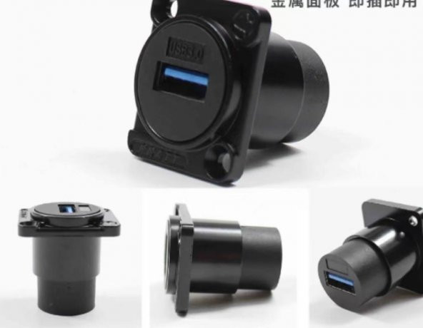USB 3.0 Panel Tip Dişi - Dişi Konnektör