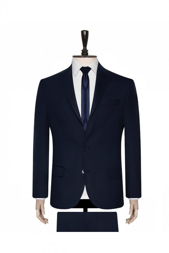 SÜVARİ Lacivert Slim Fit Takım Elbise - 2