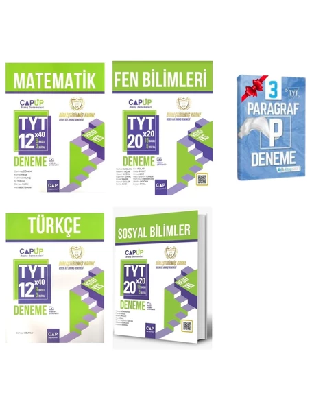 TYT ÇAP Matematik Fen Bilimleri Türkçe ve Sosyal Bilimler Deneme