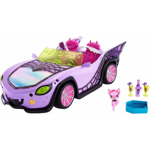 Monster High Gösterişli Araba HHK63 Lisanslı Ürün