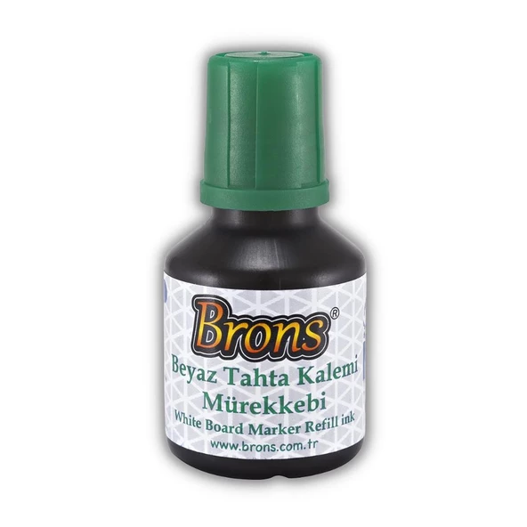 Yeşil Yazı Tahta Kalem Mürekkebi 30 ml 1 Adet Brons Tahta Kalemi Mürekkebi 1 Adet