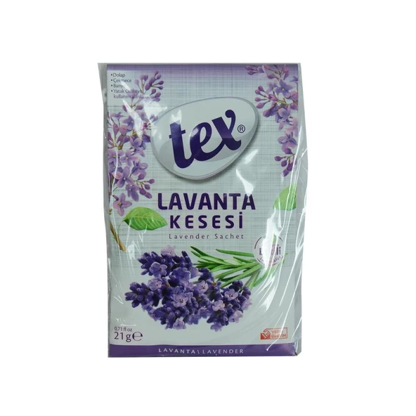 Tex Lavanta Kesesi Dolap Çekmece Banyo Askılı Oda Kokusu 21GRAM - 5