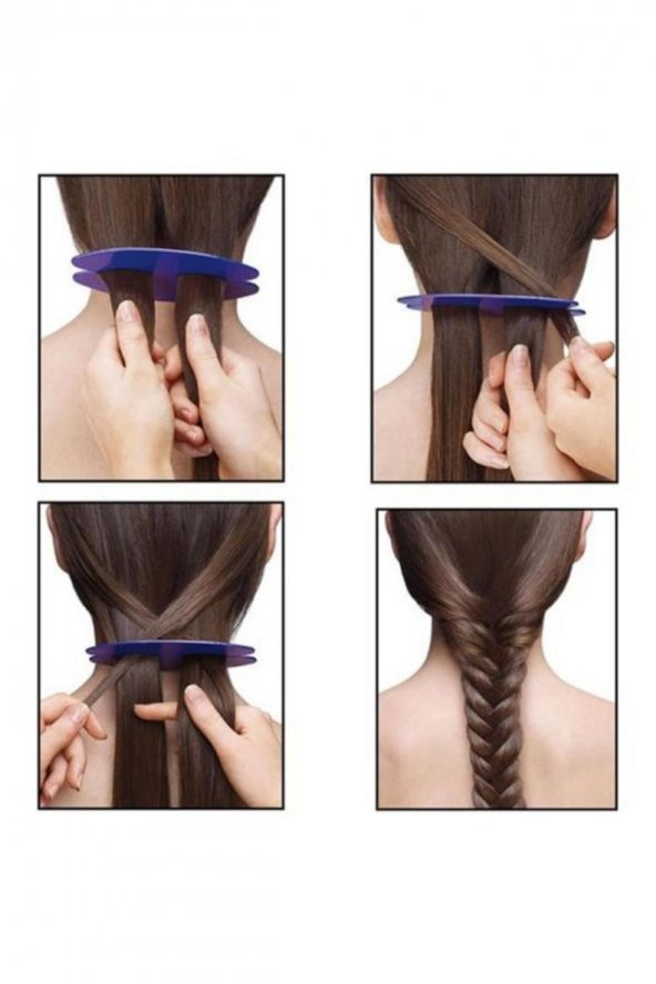 Pratik Kolay Saç Örgüsü Model Yapma Ve Saç Ayırma Aleti Aparatı