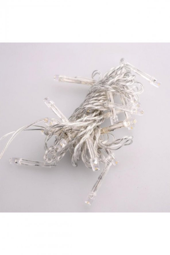 100 Ledli 8 Fonksiyonlu 10 Metre Led Aydınlatma Dekor Lambası (beyaz) - 2