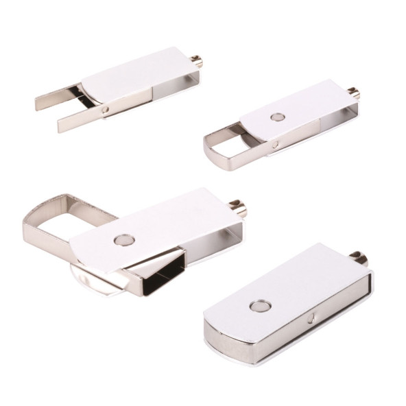 Döner mekanizmalı 16 GB Metal USB Bellek