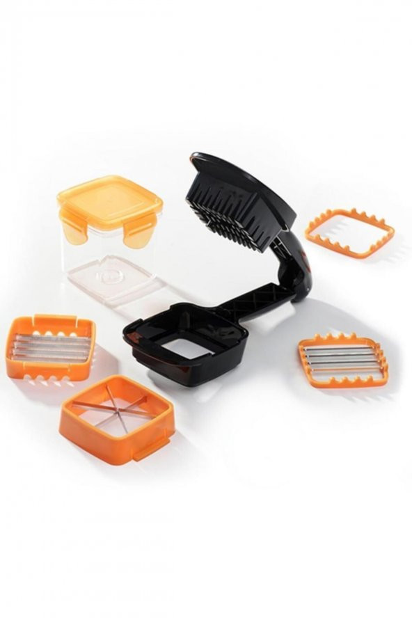 Quick 5 In 1 Büyük Hazneli Pratik Hızlı Meyve Sebze Doğrayıcı Rende