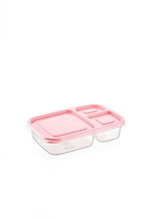 3 Bölmeli Sefer Tası Pratik Kolay Gıda Diyet Saklama Erzak Kabı