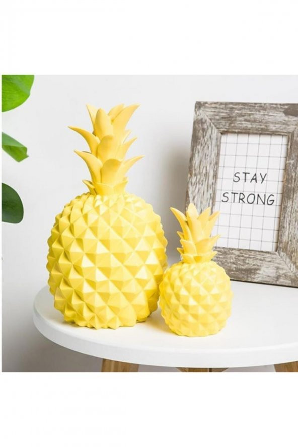 Ananas Şeklinde Desenli Büyük Boy Pilli Masa Ve Gece Lambası - 2