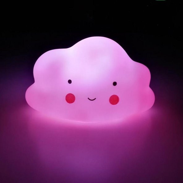 Sevimli Bulut Şeklinde Led Dekoratif Gece Lambası Aydınlatması - 2