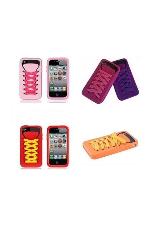 Apple Iphone 4g Cep Telefonu Koruyucu Kılıfı Bağcık Dizaynlı Kab - 2